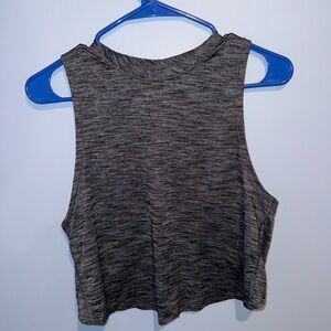 Lululemon Open Back Cross-Back Tank Grey - Size Small